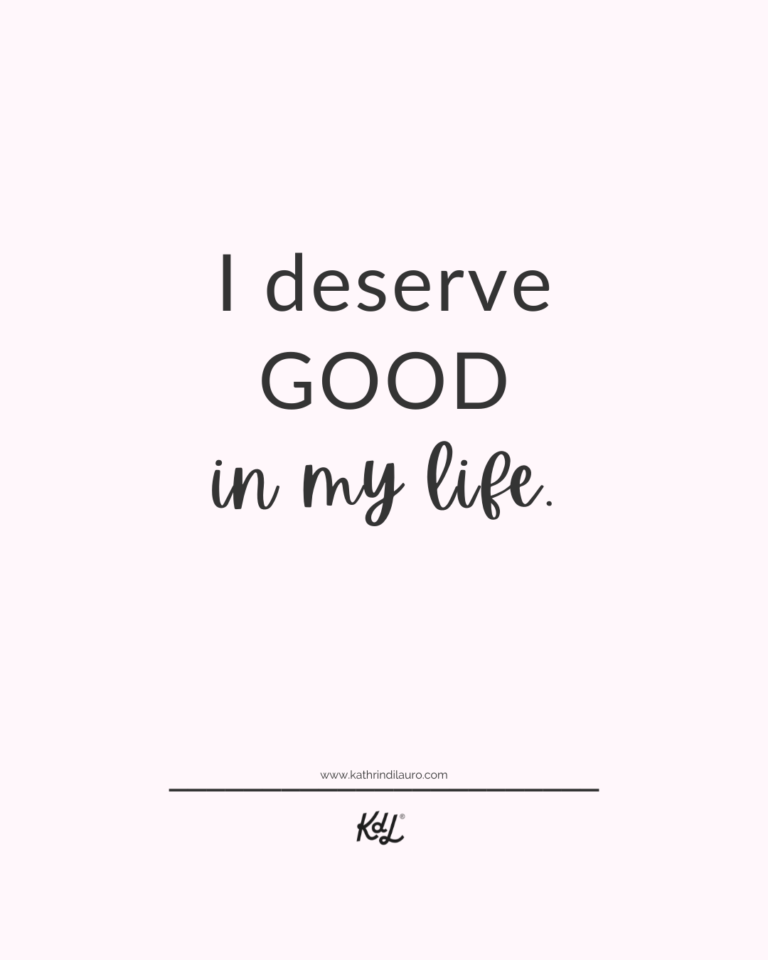 good in my life quote