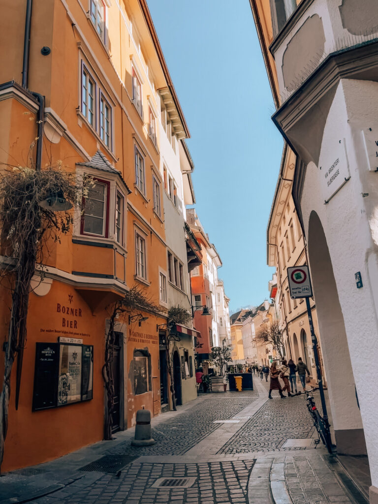 The Old Town of Bolzano, italy